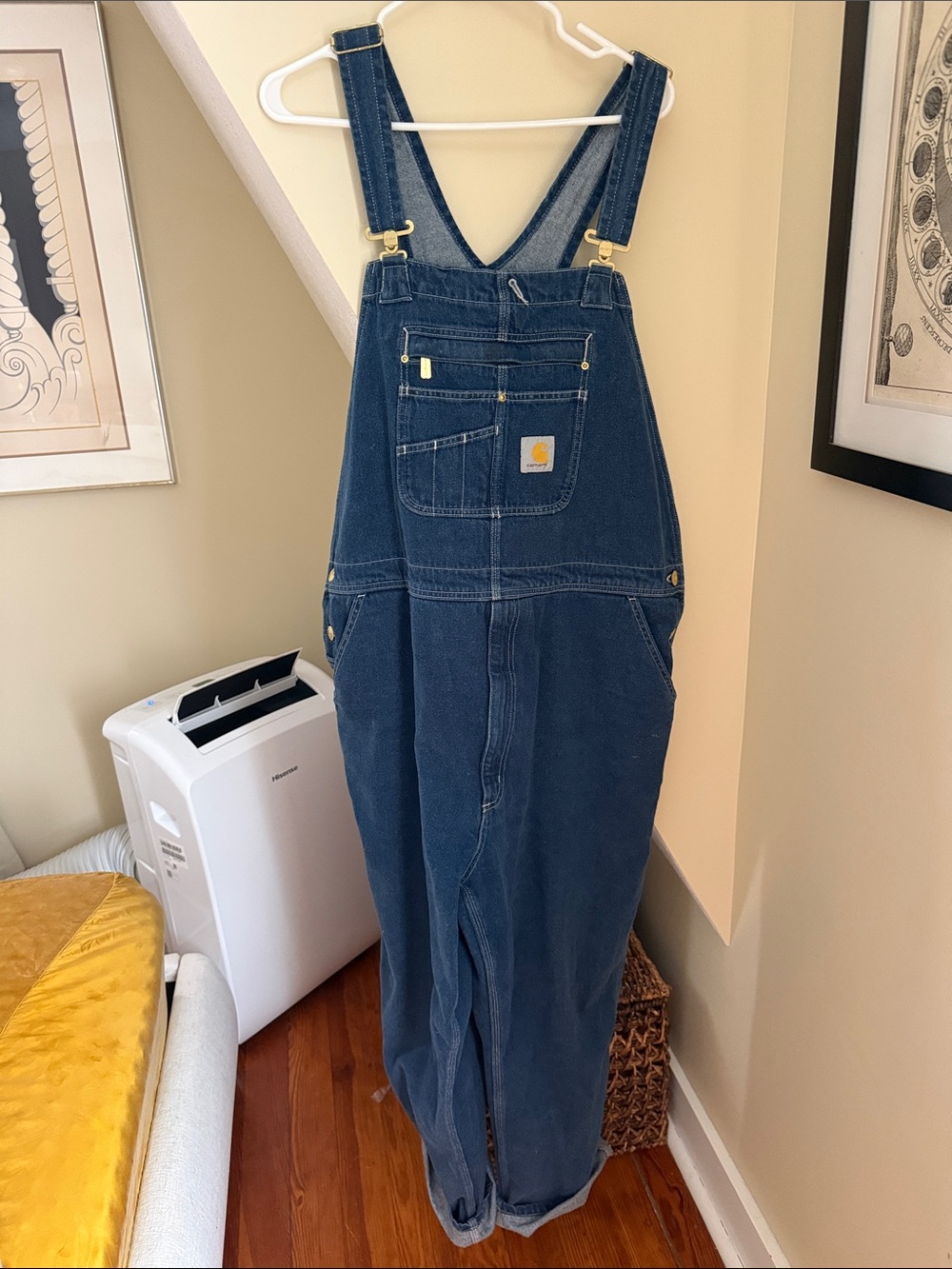 Carhartt Loose Fit Denim Bib Overalls